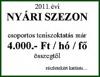 Május 1-től lehet csoportos teniszedzésekre járni!